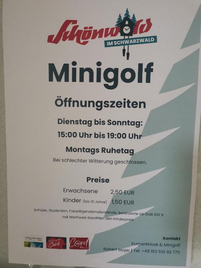 Ferienwohnung Schoene Wohnung 2D-Gebaeude Mit Mini-Garten Schönwald Bagian luar foto